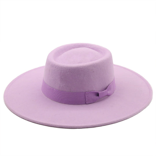 Top Hat Men And Women Concave Black Top Hat Felt Hat