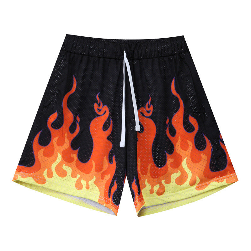 American Shorts Four-point Flame Men