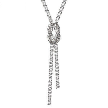 Retro decorative necklace women sweater chain summer dress