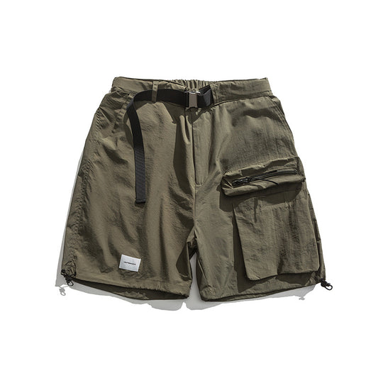 Summer New Big Workwear With Pocket Shorts Men