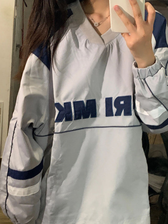 American Long Sleeve Jacket For Women And Baseball Uniform