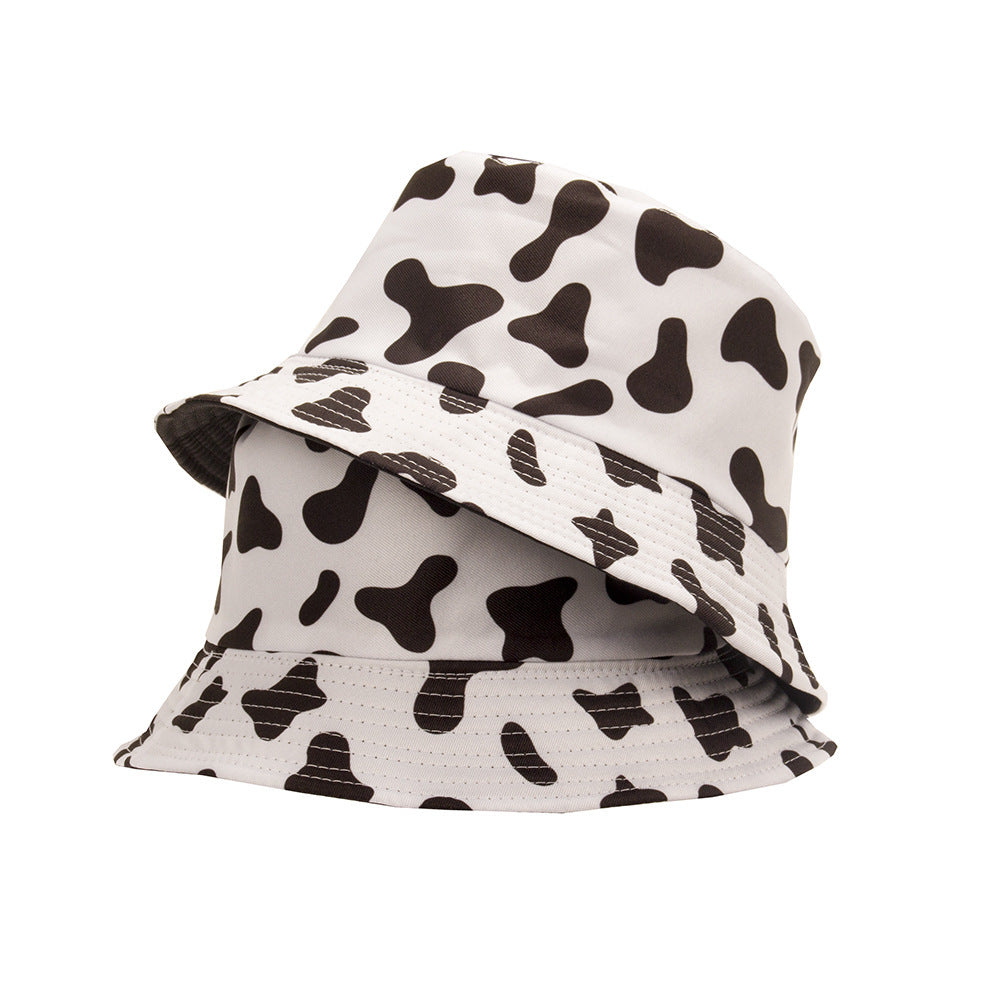 Cow Fisherman Hat Double-sided Men And Women