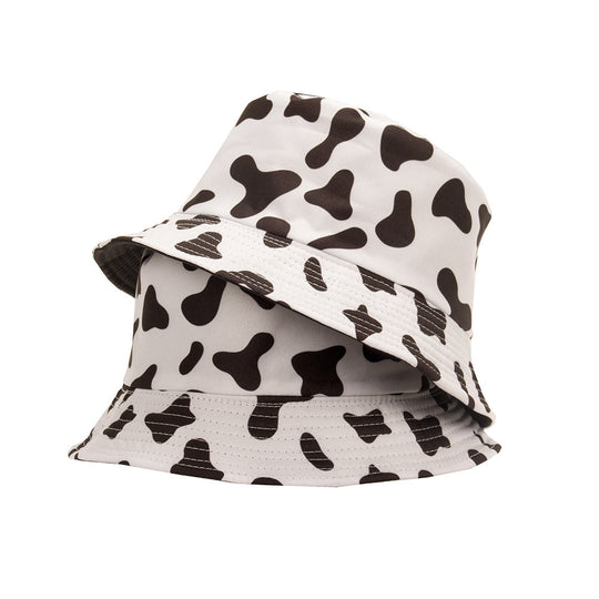 Cow Fisherman Hat Double-sided Men And Women