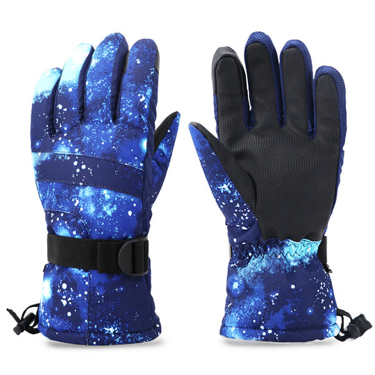Warm Ski Gloves For Men And Women With Touch Screen Waterproof Riding In Winter