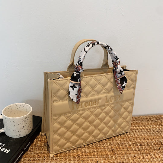 Fashion Retro Atmosphere Silk Scarf Handbag