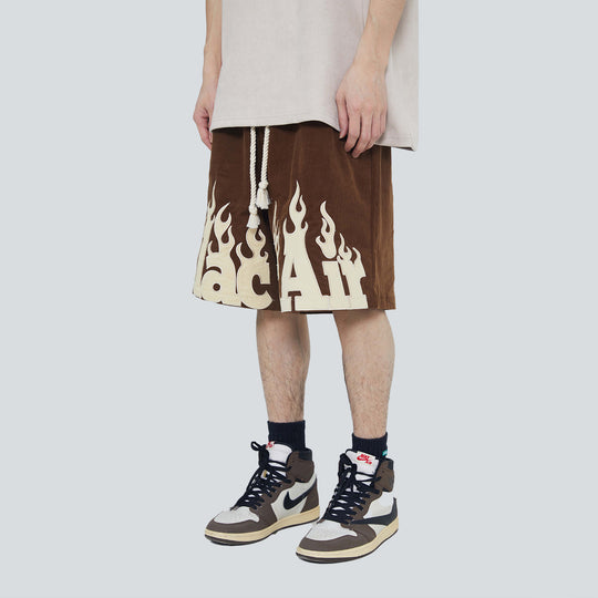 American Style Retro Casual Shorts For Men And Women