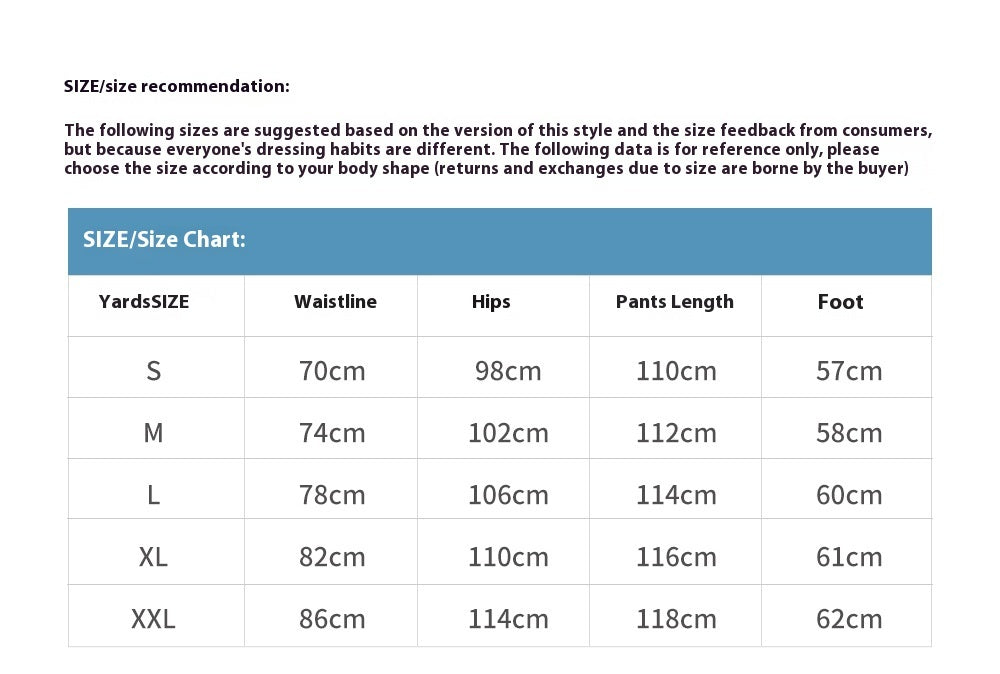 Fashion Retro Casual Mopping Trousers Men