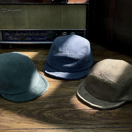 Men And Women Fashion Corduroy Flat-brimmed Baseball Hat