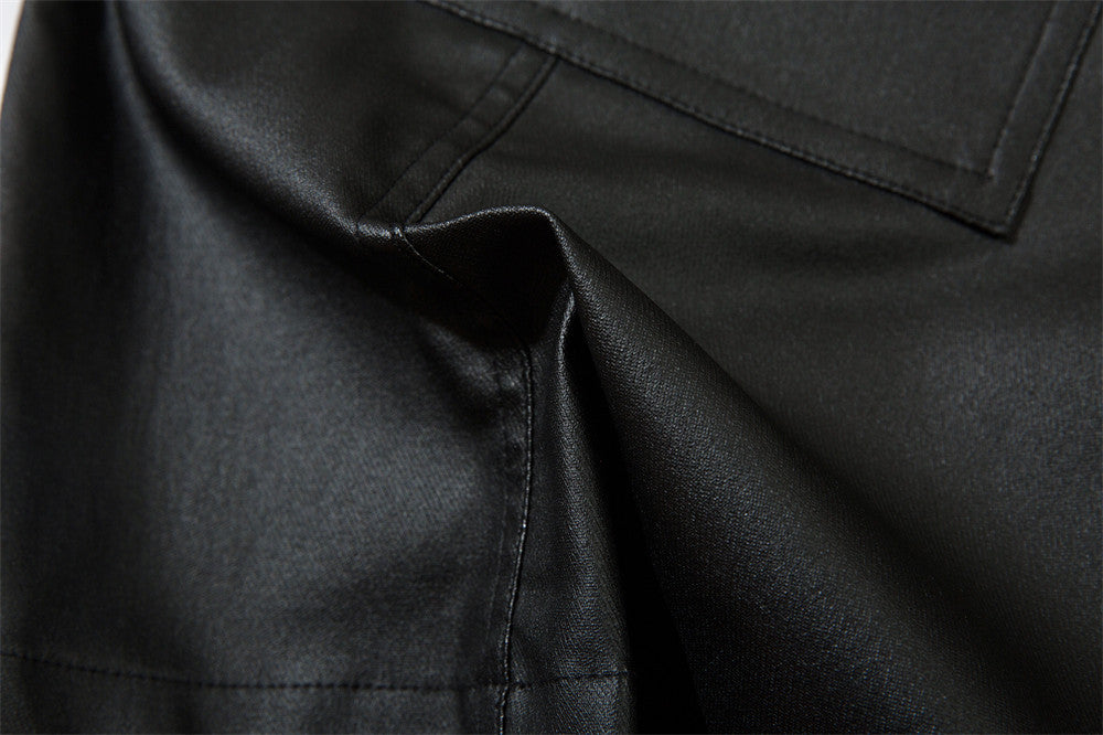 Fashion Personality Stitching Cargo Shorts Men