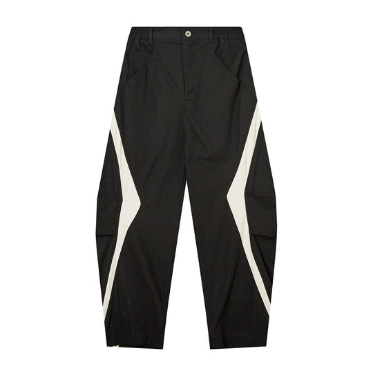 Fashion Stitching Loose Cool Trousers Men