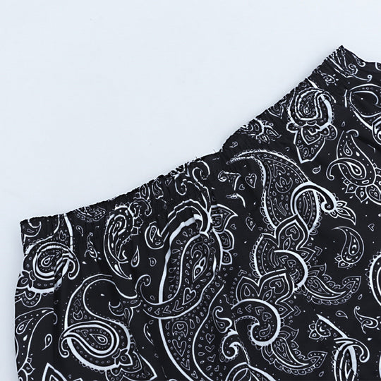 Fashion Paisley Full Printed Shorts Men