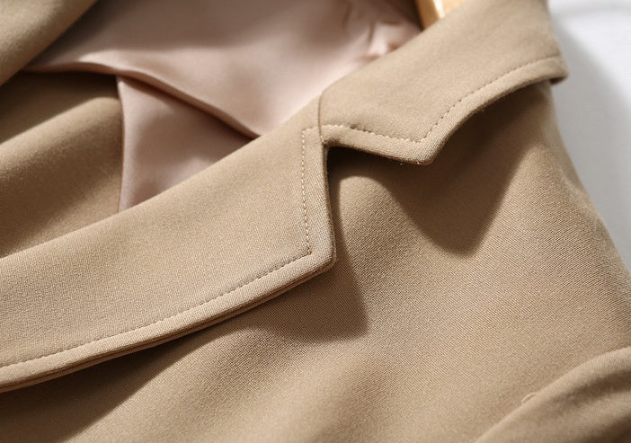 All-match Three-dimensional Cut One-button Small Suit Jacket Women