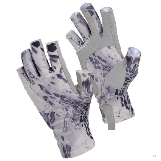 Fishing Gloves Exposed Five Fingers Breathable Non-slip Sunscreen Men