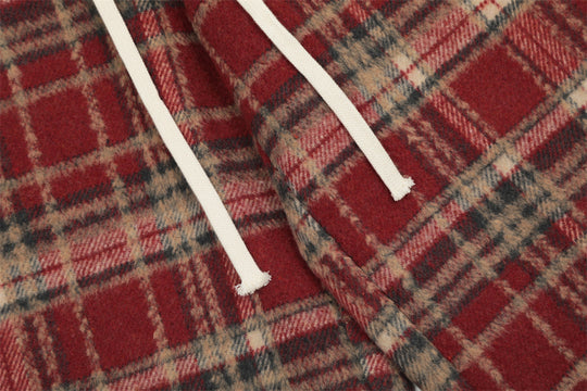 Fashion Personality Plaid Casual Trousers Men