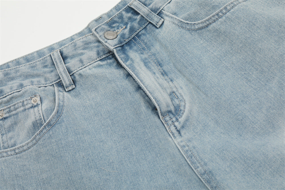 Fashion Work Clothes Denim Shorts Men