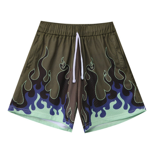 American Shorts Four-point Flame Men
