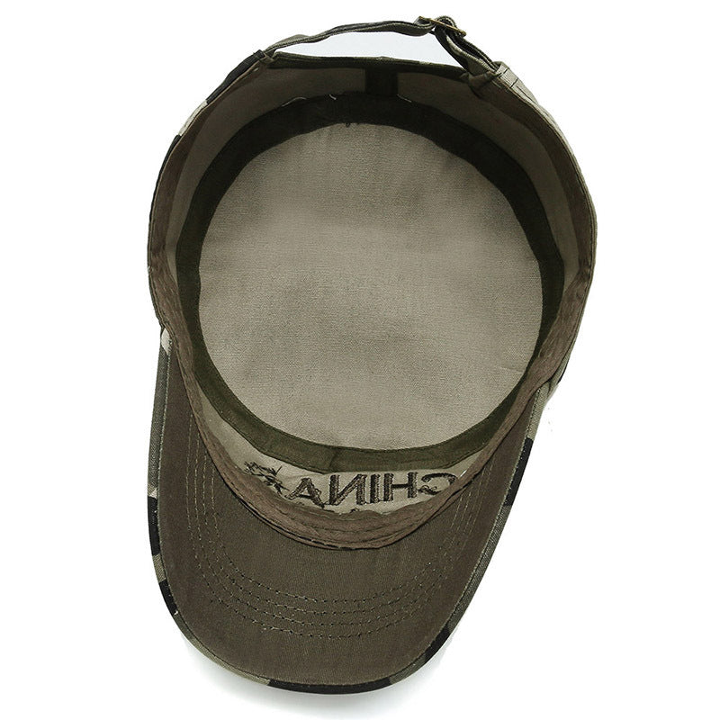Pure Cotton Men Summer Sun Hat Camouflage