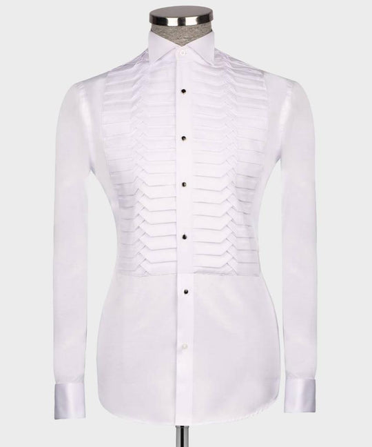 Acme White Tuxedo Shirt