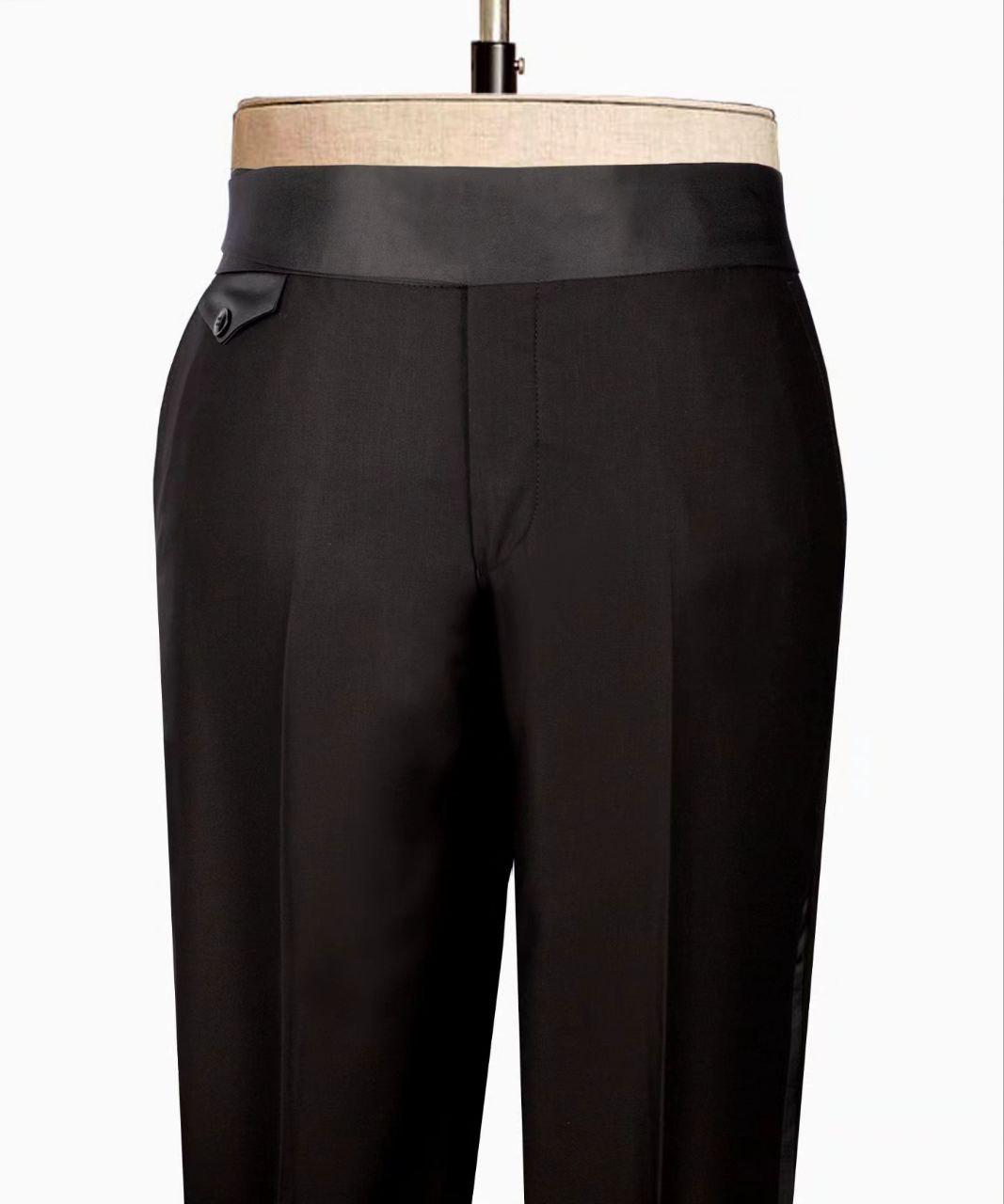 Acme Stones Detailed Belted Tuxedo