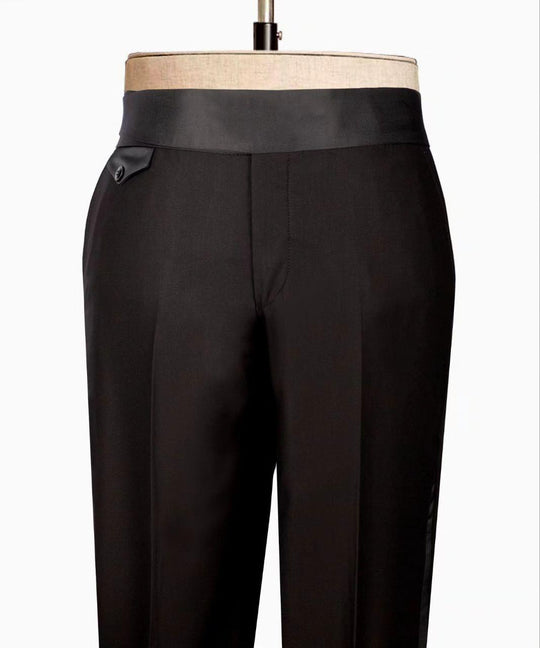 Acme Stones Detailed Belted Tuxedo