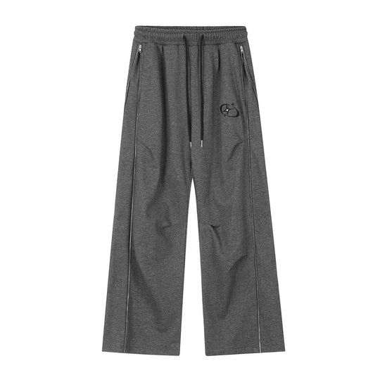 Fashion Loose-fitting Wide-leg Trousers Men
