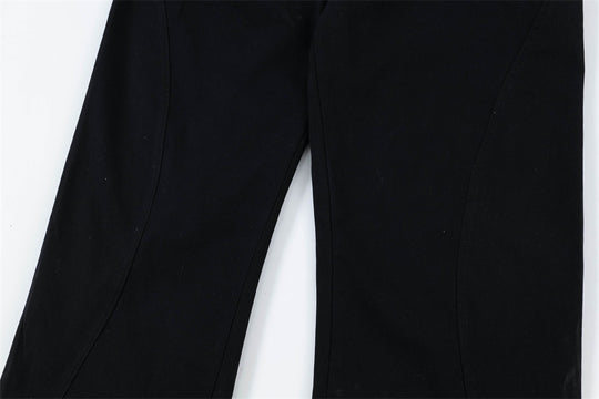 Fashion Solid Color Denim Trousers Men