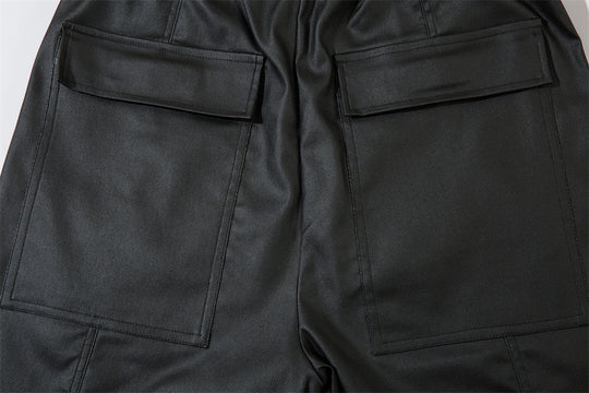 Fashion Personality Stitching Cargo Shorts Men