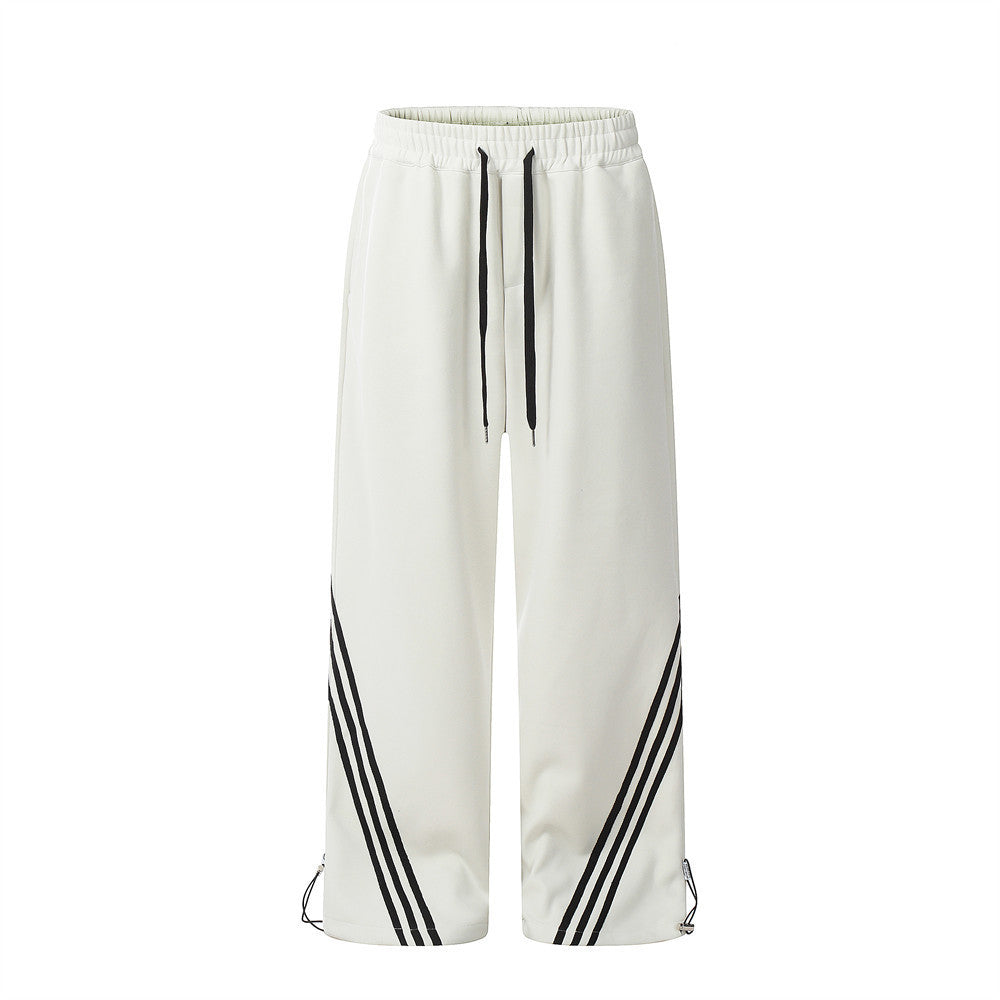 Fashion Individual Casual Straight-leg Trousers Men