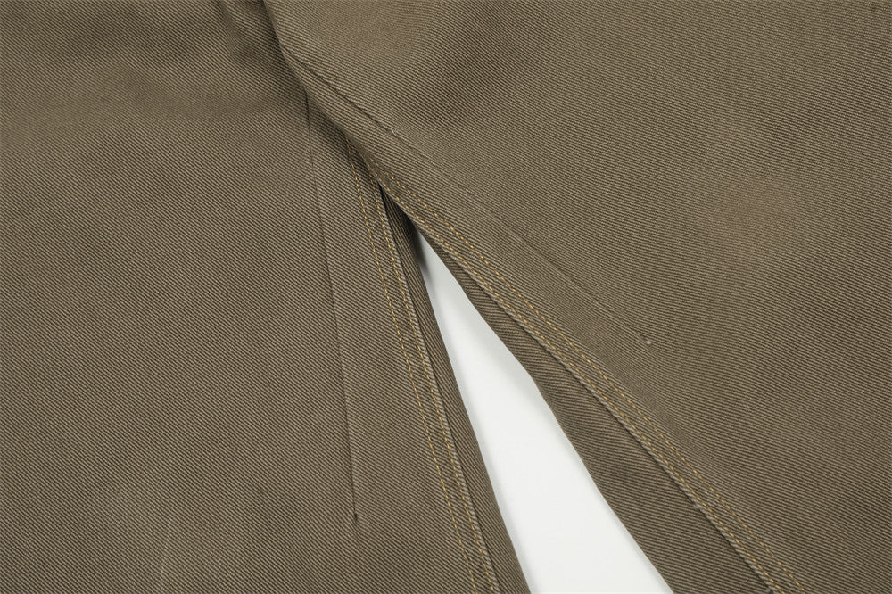 Fashion Denim Straight-leg Trousers Men