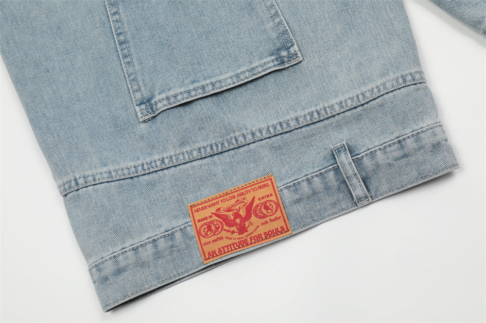 Fashion Work Clothes Denim Shorts Men