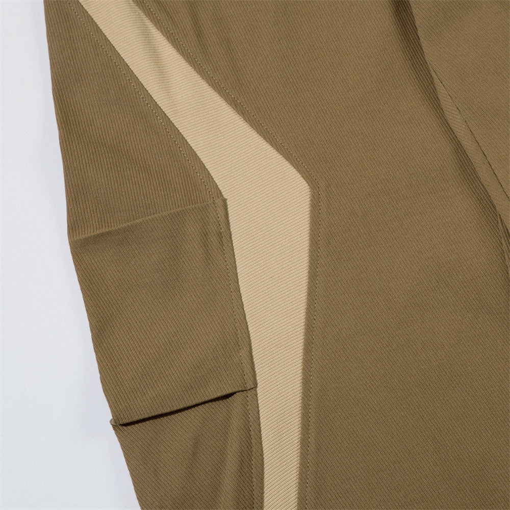 Fashion Stitching Loose Cool Trousers Men
