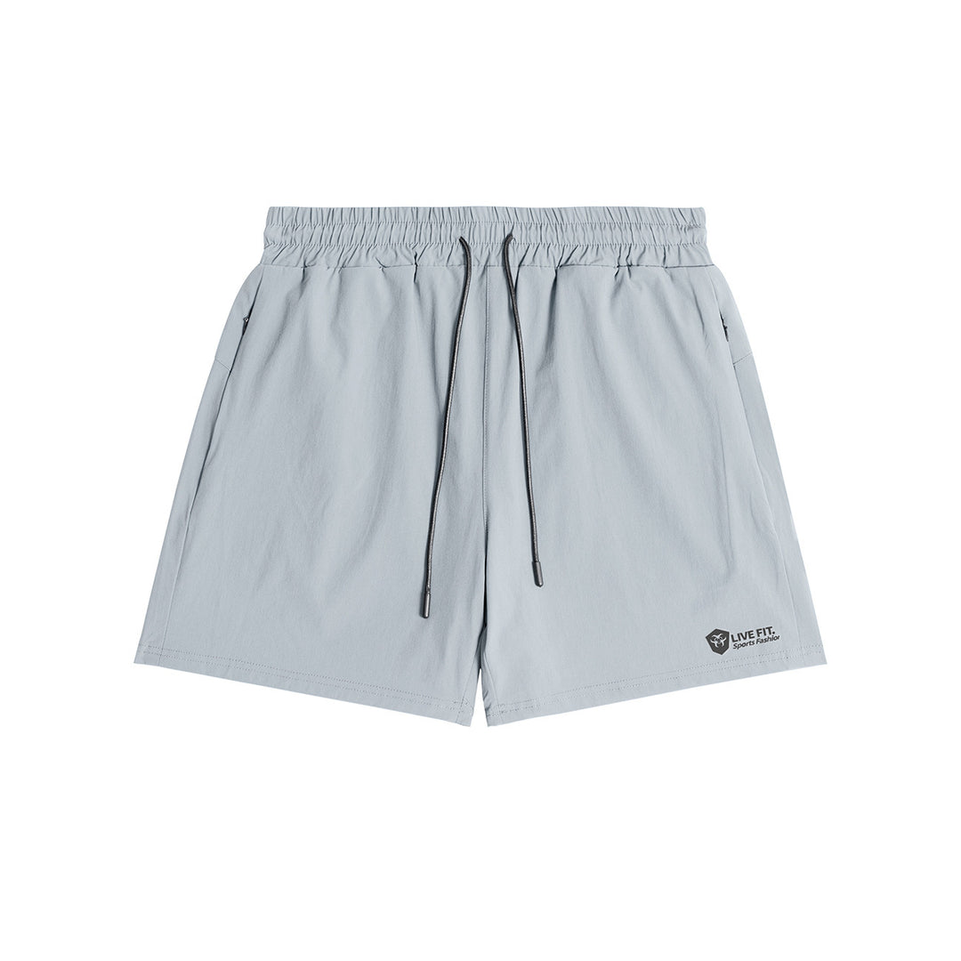 American Style Quick Drying Zippered Shorts For Men