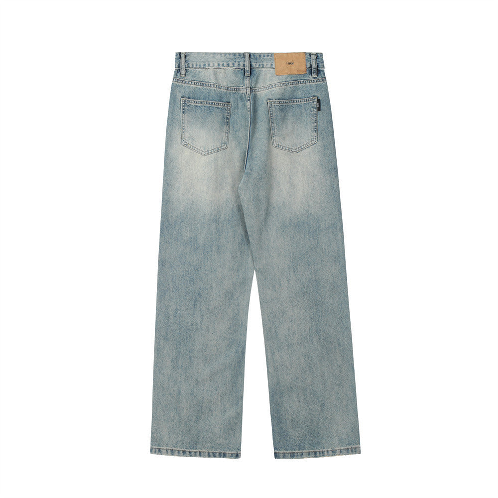 Retro Loose Wide Leg Casual Trousers Men