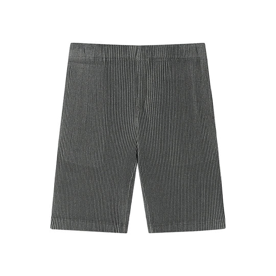 Thin Loose Casual Pants Pleated Elastic Waist Shorts For Men