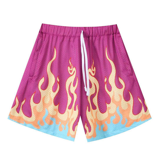 American Shorts Four-point Flame Men