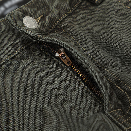 Worn Denim Straight-leg Trousers Men