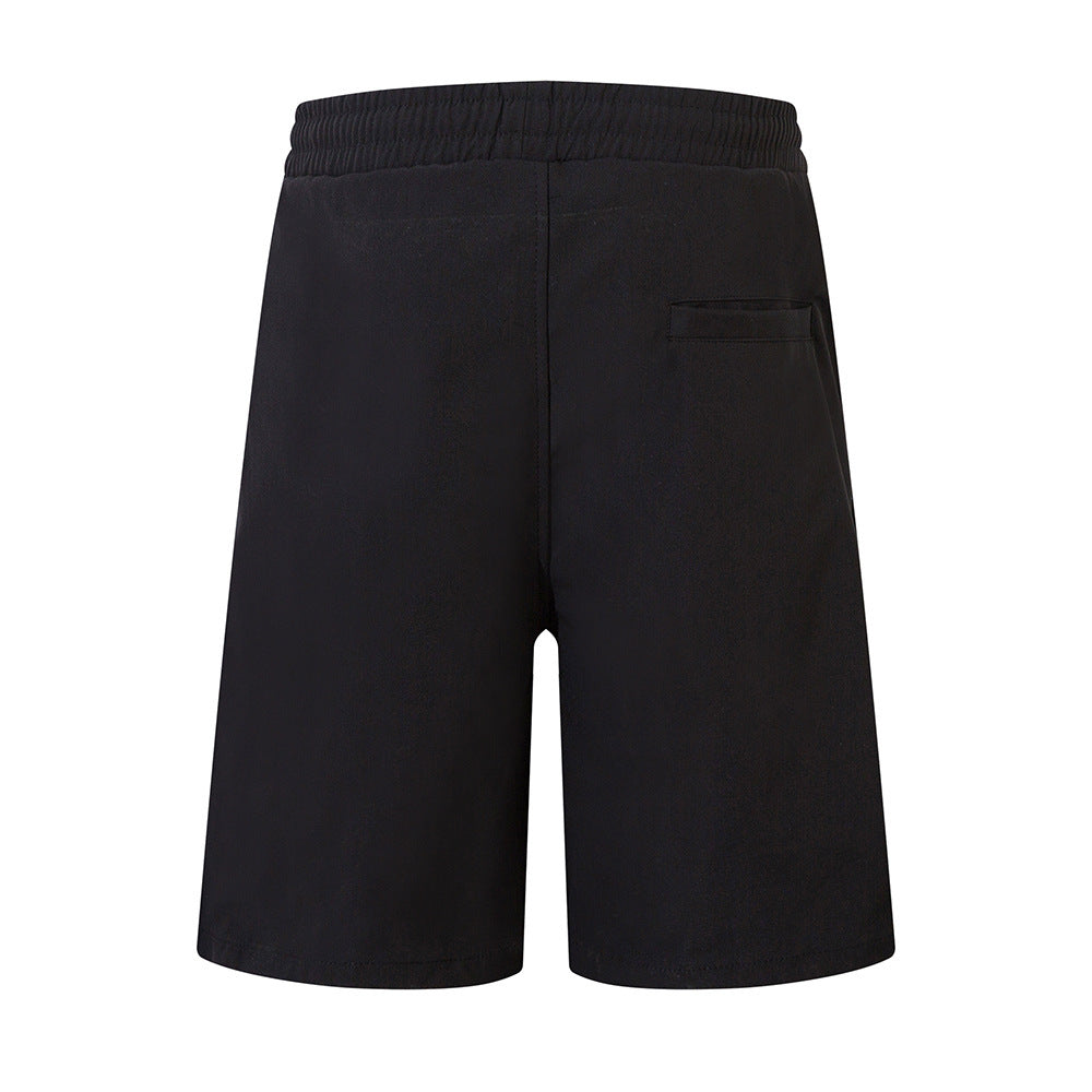 Functional Pocket Zipper Straight Shorts Men