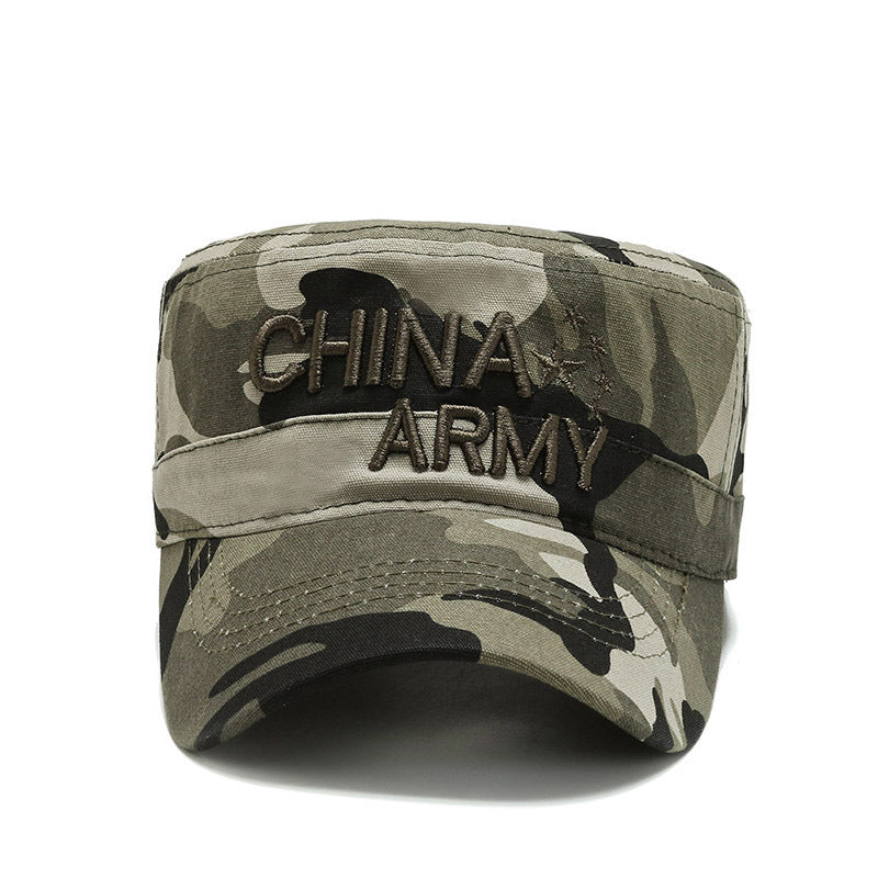 Pure Cotton Men Summer Sun Hat Camouflage