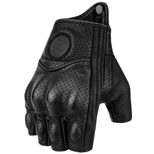 Motorcycle Leather Gloves Motorcycle Brigade Motorcycle Riding Half Finger For Men And Women