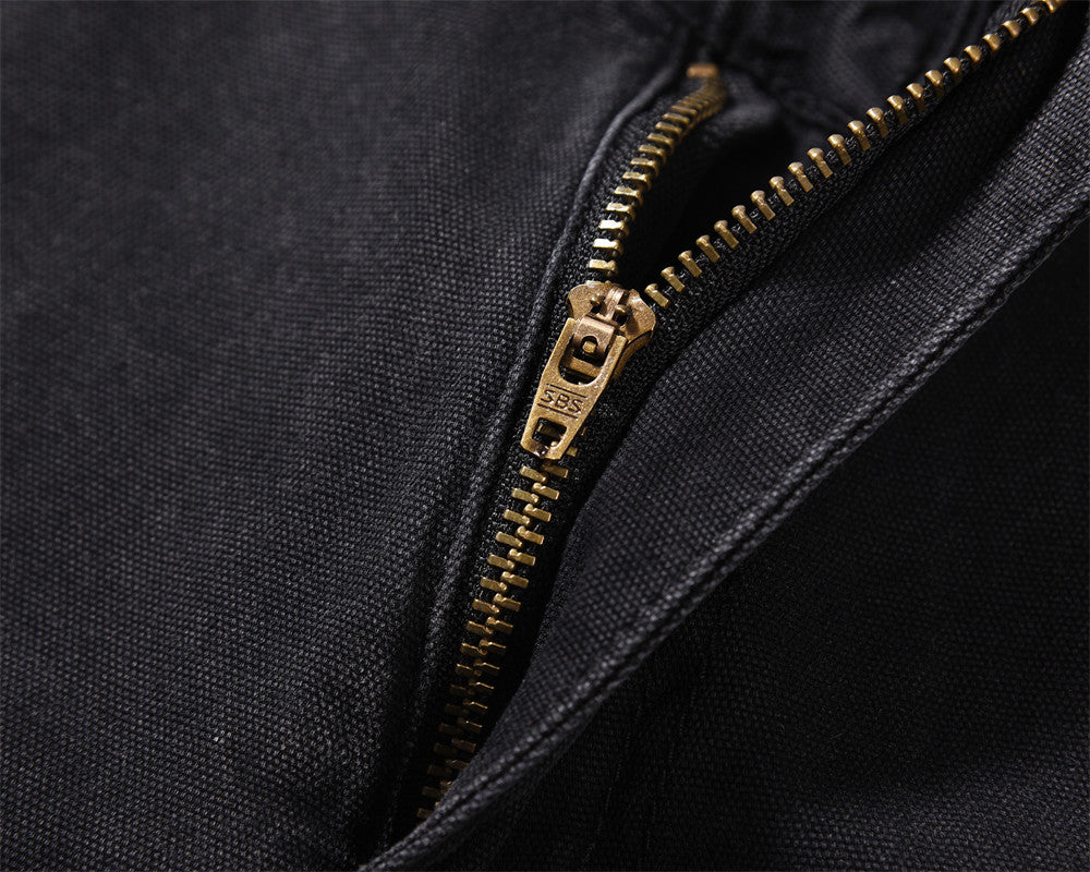 Washing Water Denim Straight-leg Trousers Men