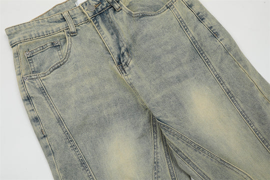 Retro Straight Wide Trousers For Men