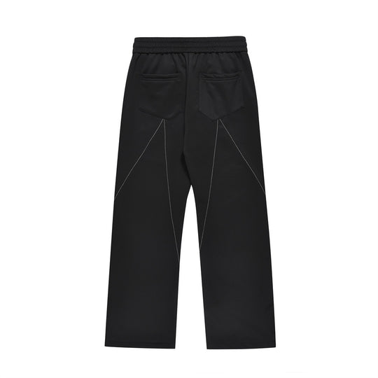 Line Embroidery Casual Trousers For Men