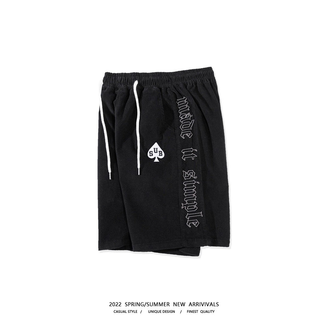 Street Hip-hop Stitching Sports Shorts Men