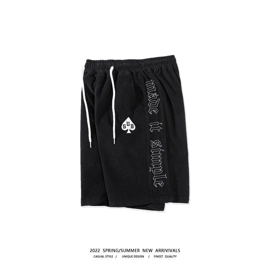 Street Hip-hop Stitching Sports Shorts Men