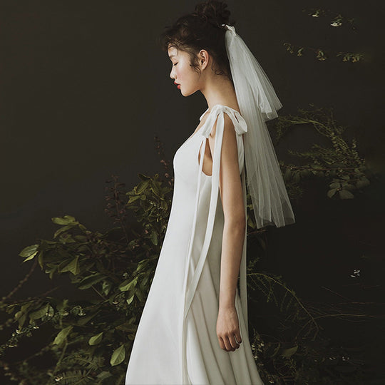 Satin Small Sling Lightweight Wedding Dress