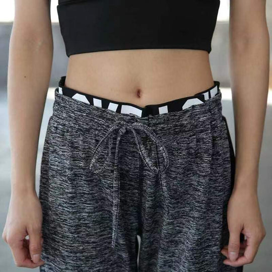 Yoga Trousers Running Sports Pocket Ankle-tied Women