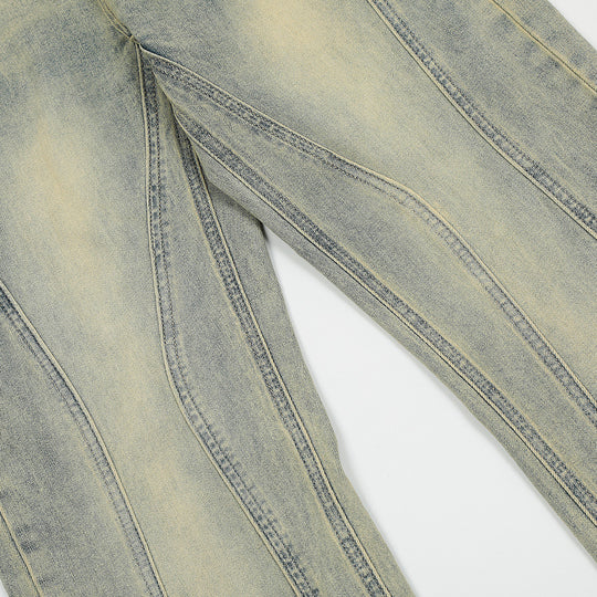 Retro Straight Wide Trousers For Men