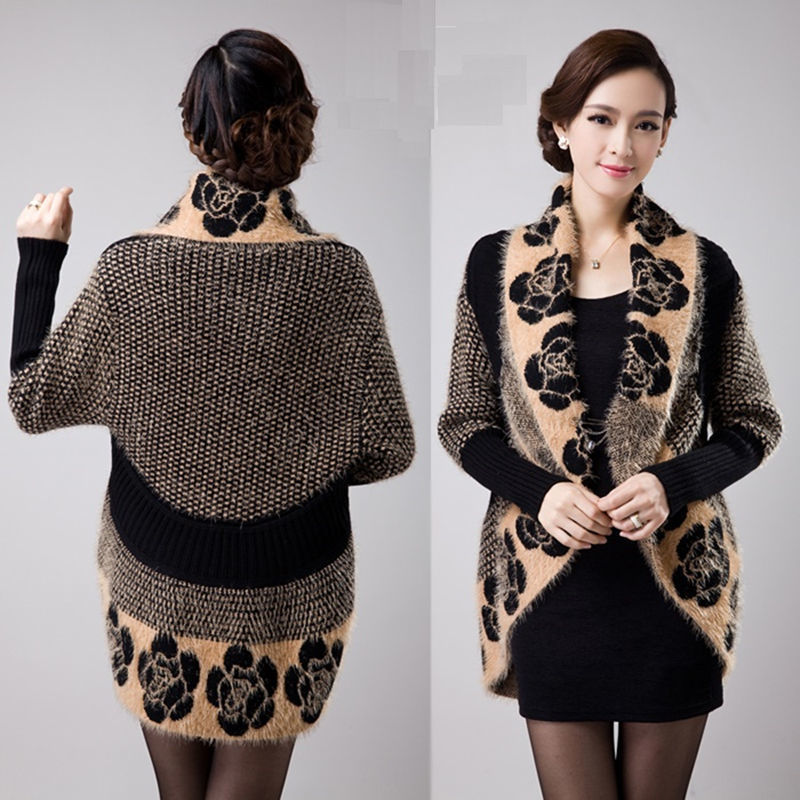 Fashion Imitation Mink Velvet Jacket Sweater Women Spring New Style