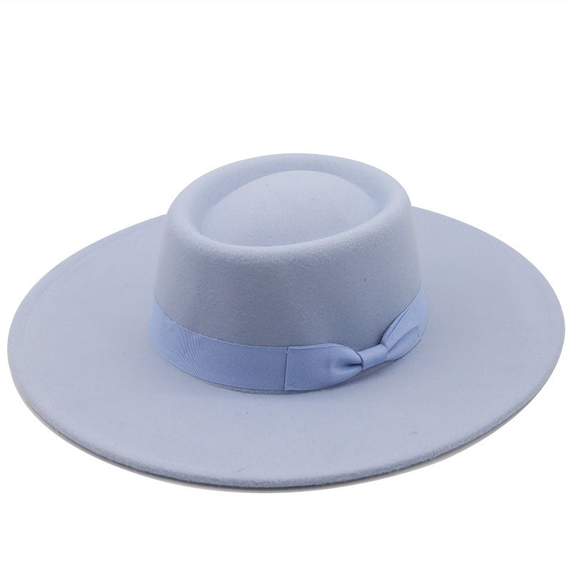 Top Hat Men And Women Concave Black Top Hat Felt Hat
