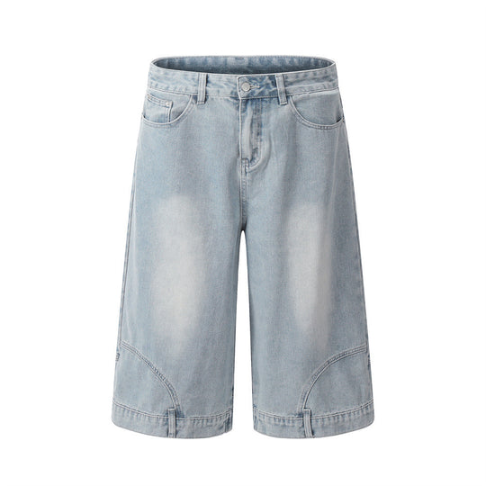 Fashion Work Clothes Denim Shorts Men